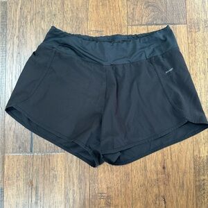 Black lined Jockey athletic shorts, size: L